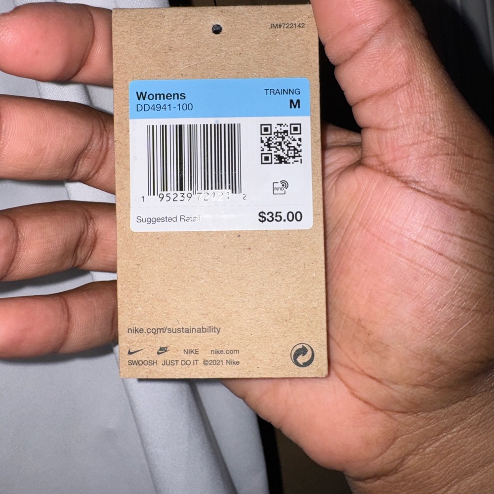 Nike Women's Classic White Tank Top - Picture 3 of 4